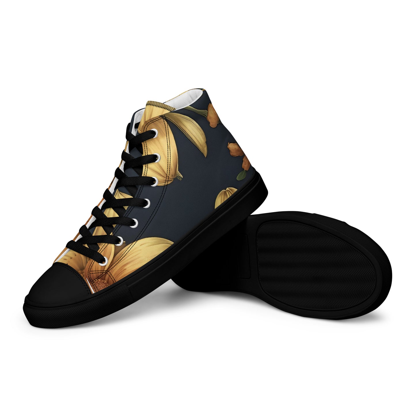 Men’s high top canvas shoes