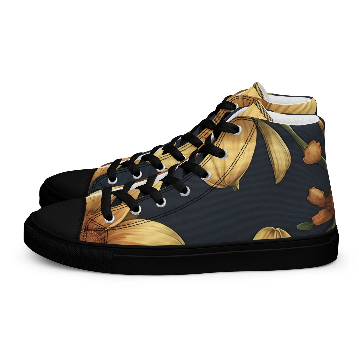 Men’s high top canvas shoes