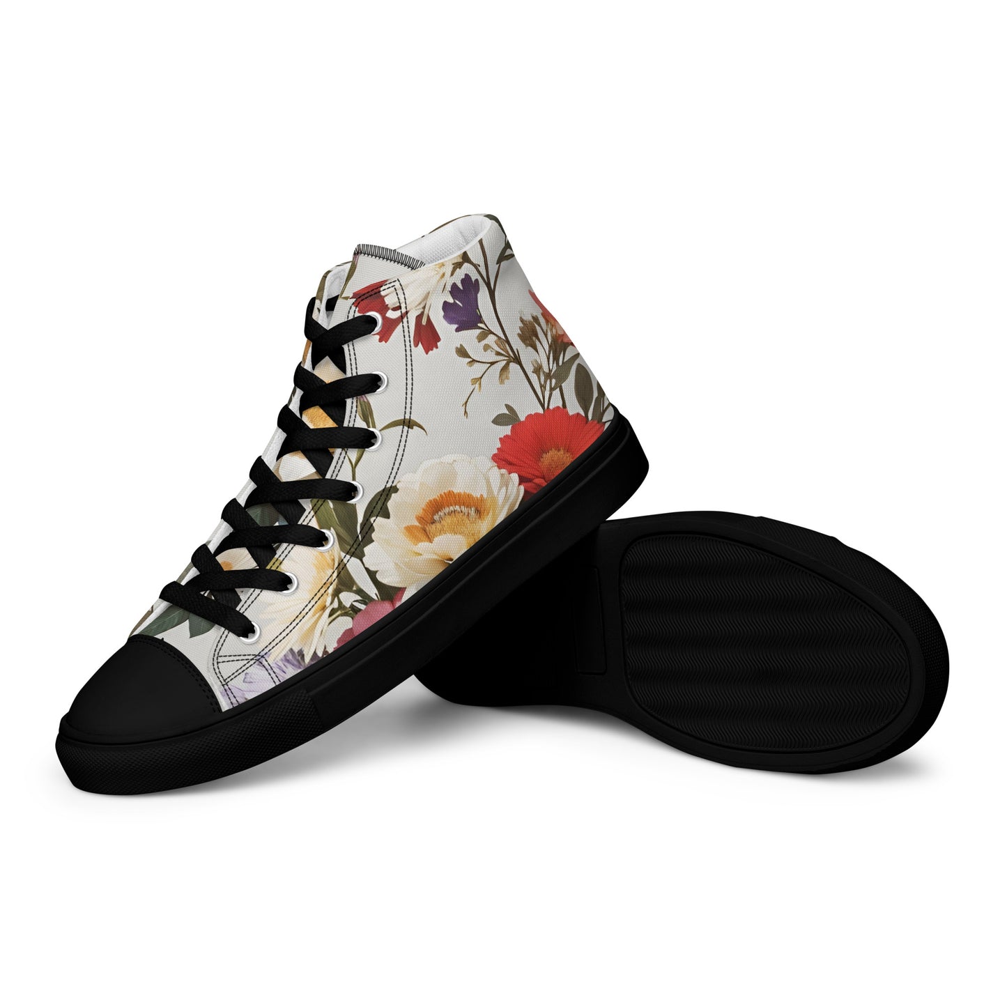 Men’s high top canvas shoes