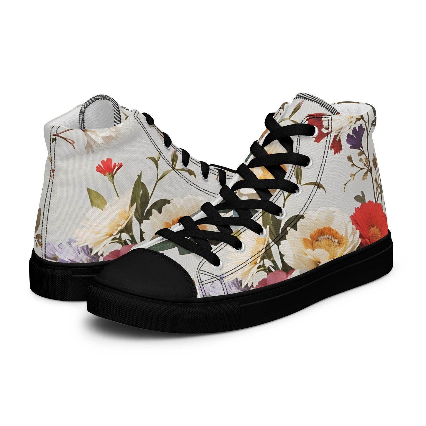 Men’s high top canvas shoes