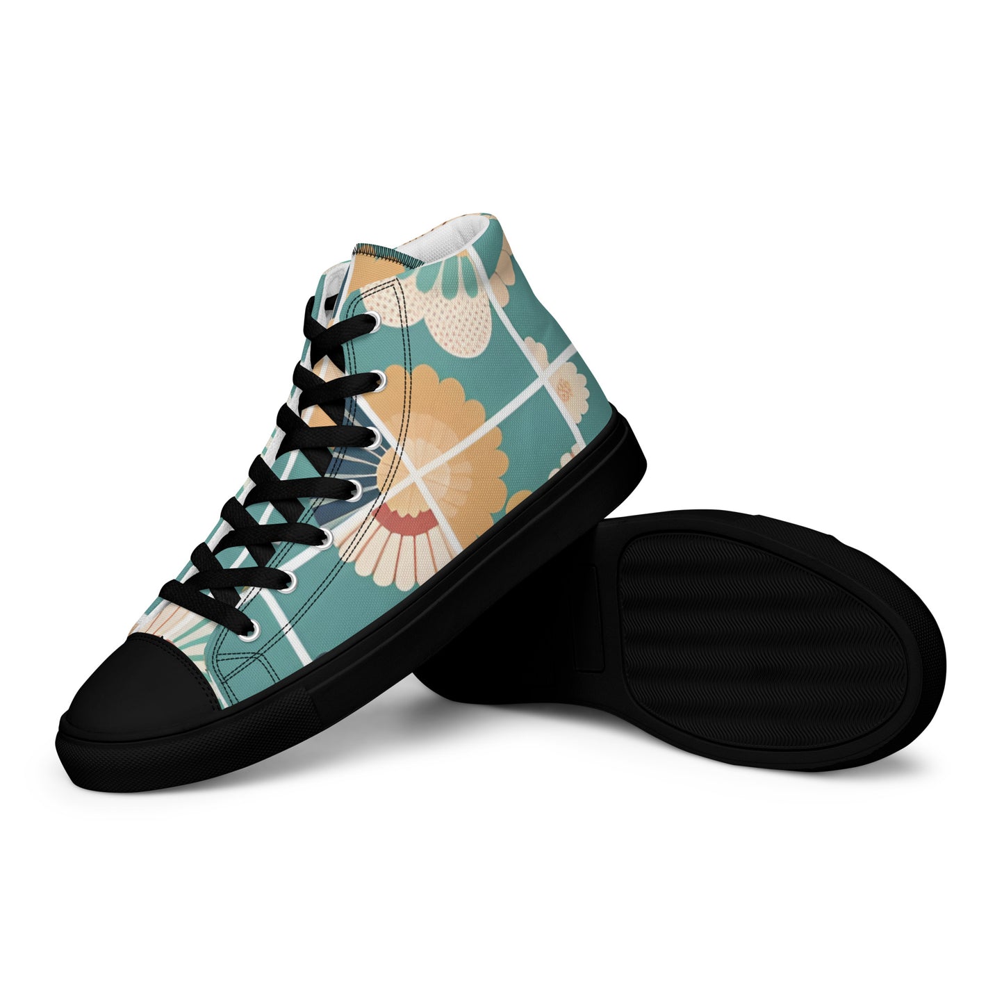 Men’s high top canvas shoes