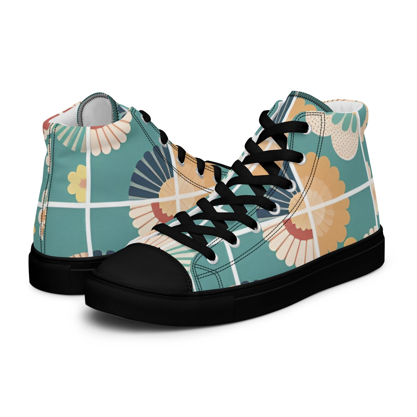 Men’s high top canvas shoes