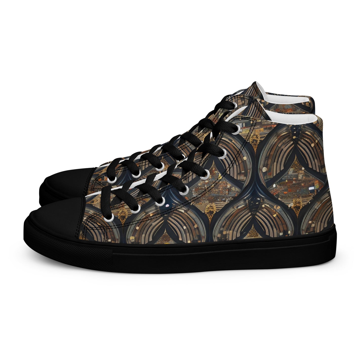 Men’s high top canvas shoes