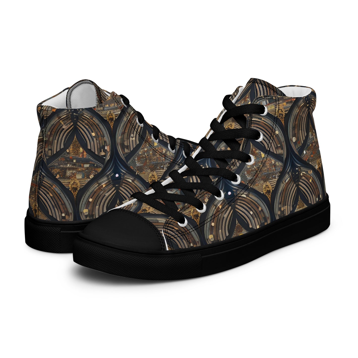 Men’s high top canvas shoes