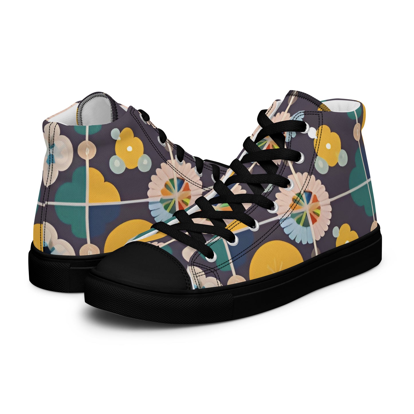 Men’s high top canvas shoes