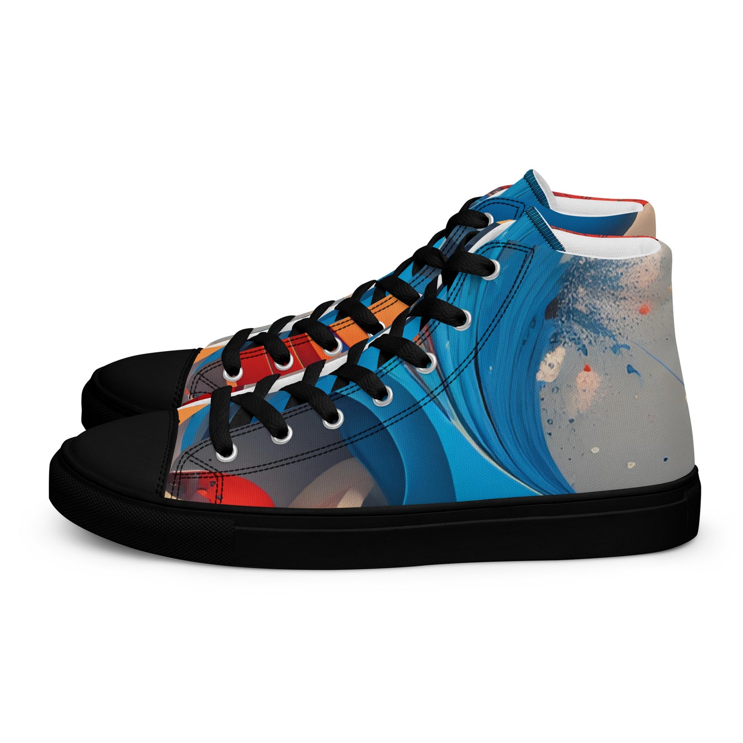 Men’s high top canvas shoes