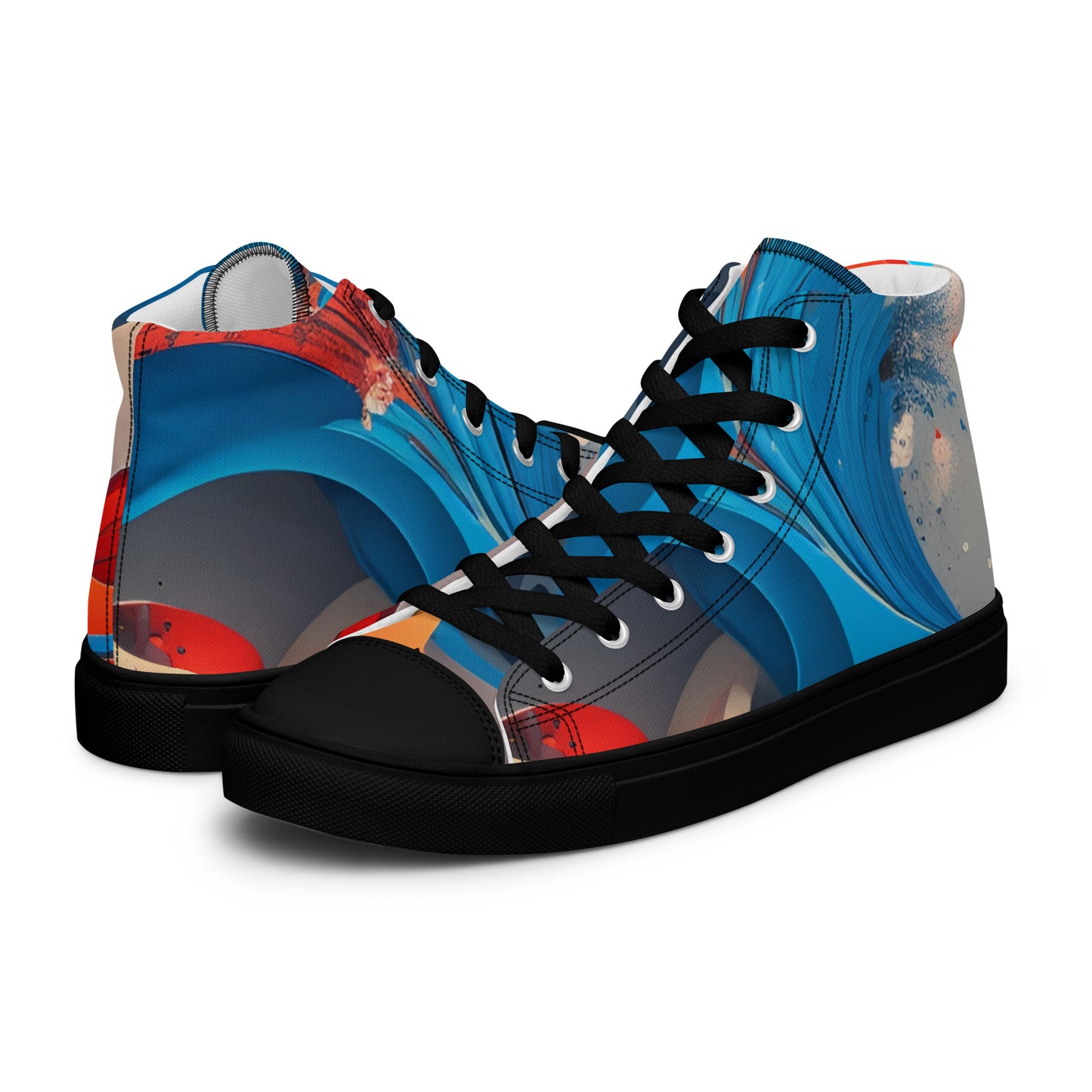 Men’s high top canvas shoes