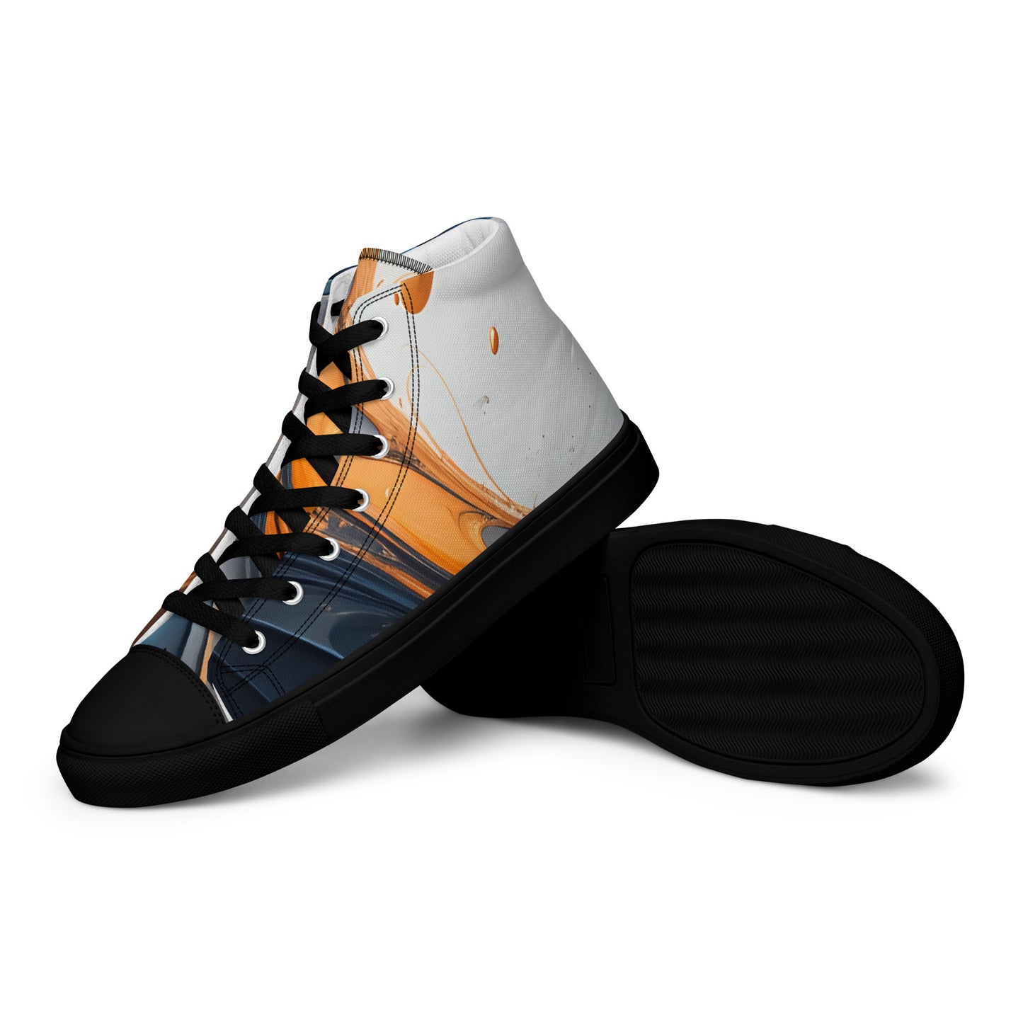 Men’s high top canvas shoes