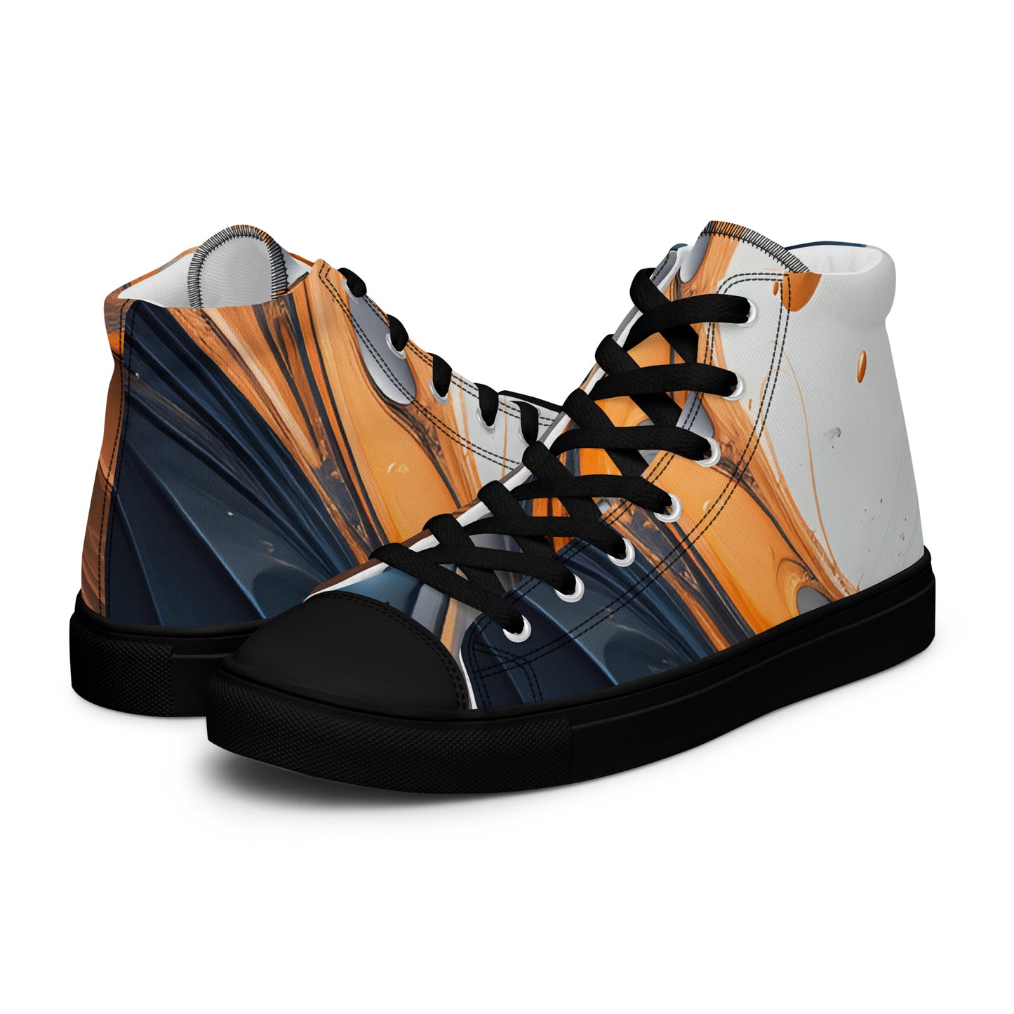 Men’s high top canvas shoes