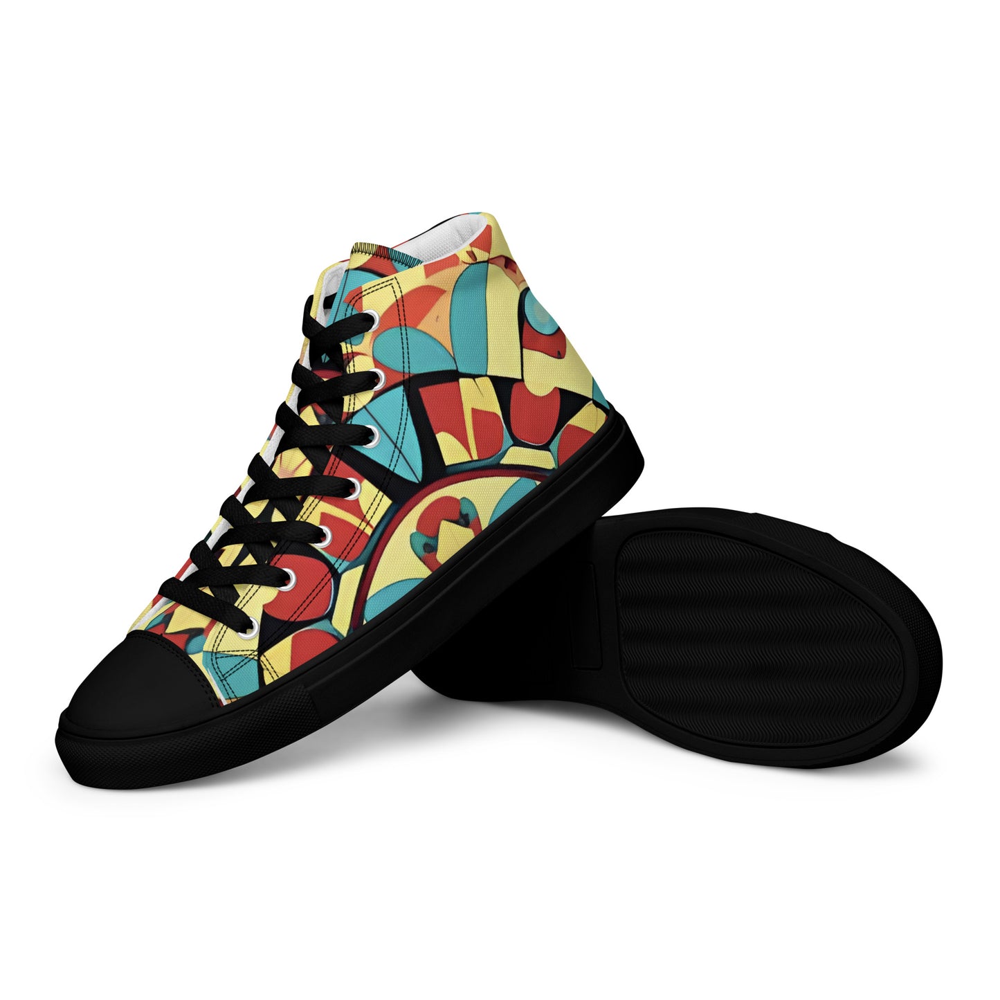 Men’s high top canvas shoes