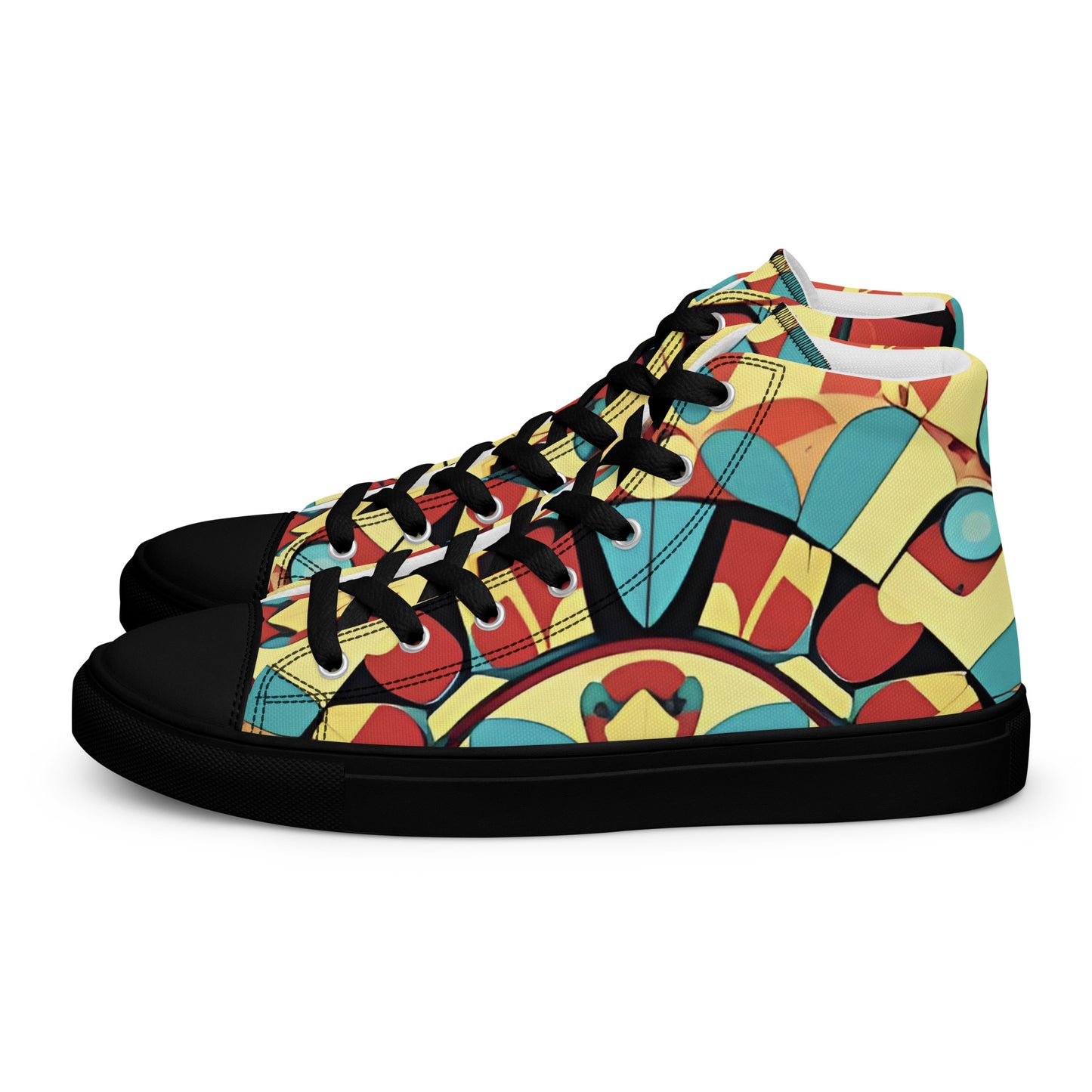 Men’s high top canvas shoes