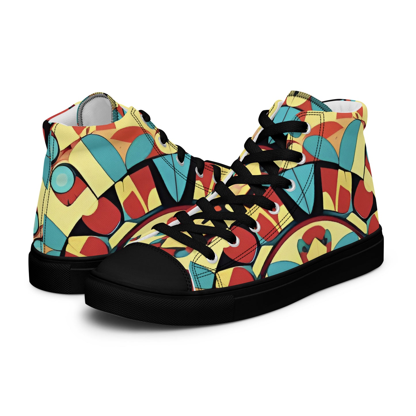 Men’s high top canvas shoes