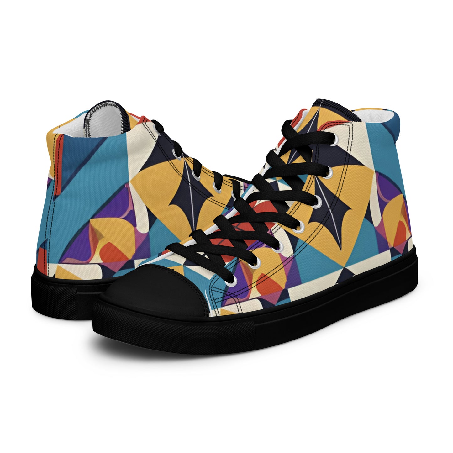 Men’s high top canvas shoes