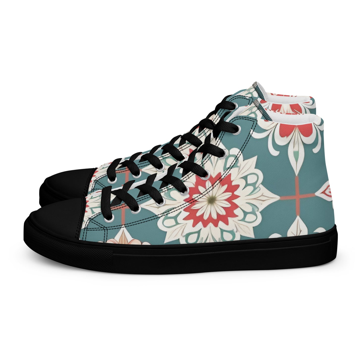 Men’s high top canvas shoes