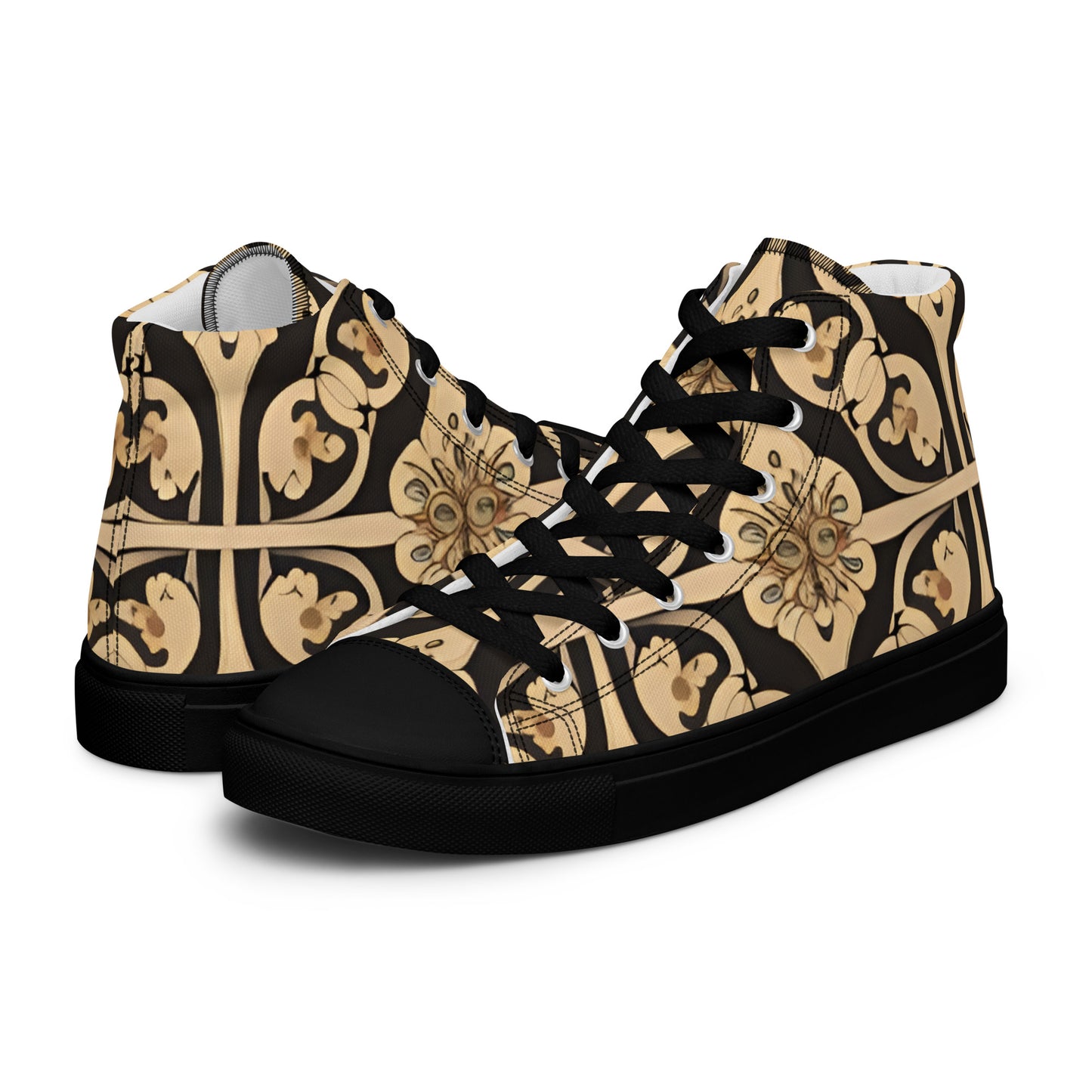 Men’s high top canvas shoes