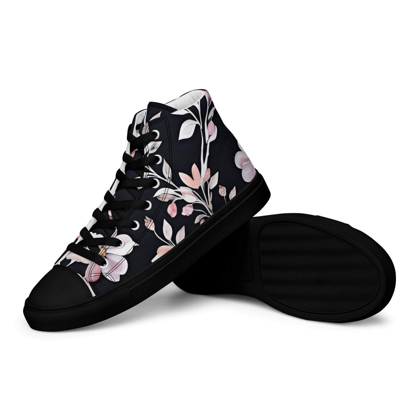 Men’s high top canvas shoes