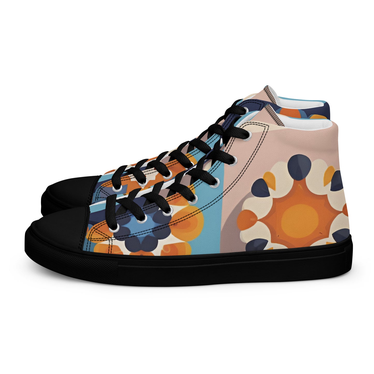 Men’s high top canvas shoes