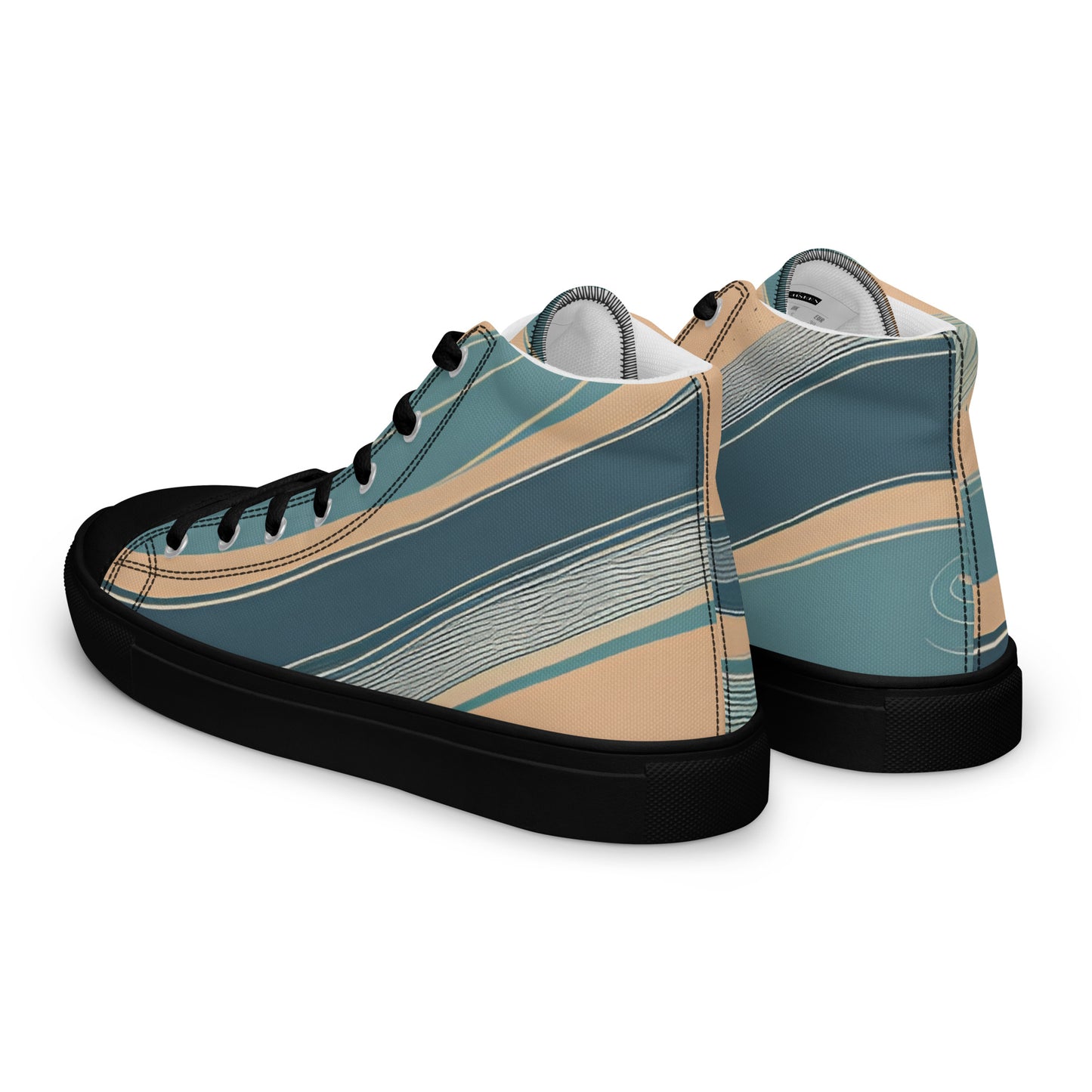 Men’s high top canvas shoes