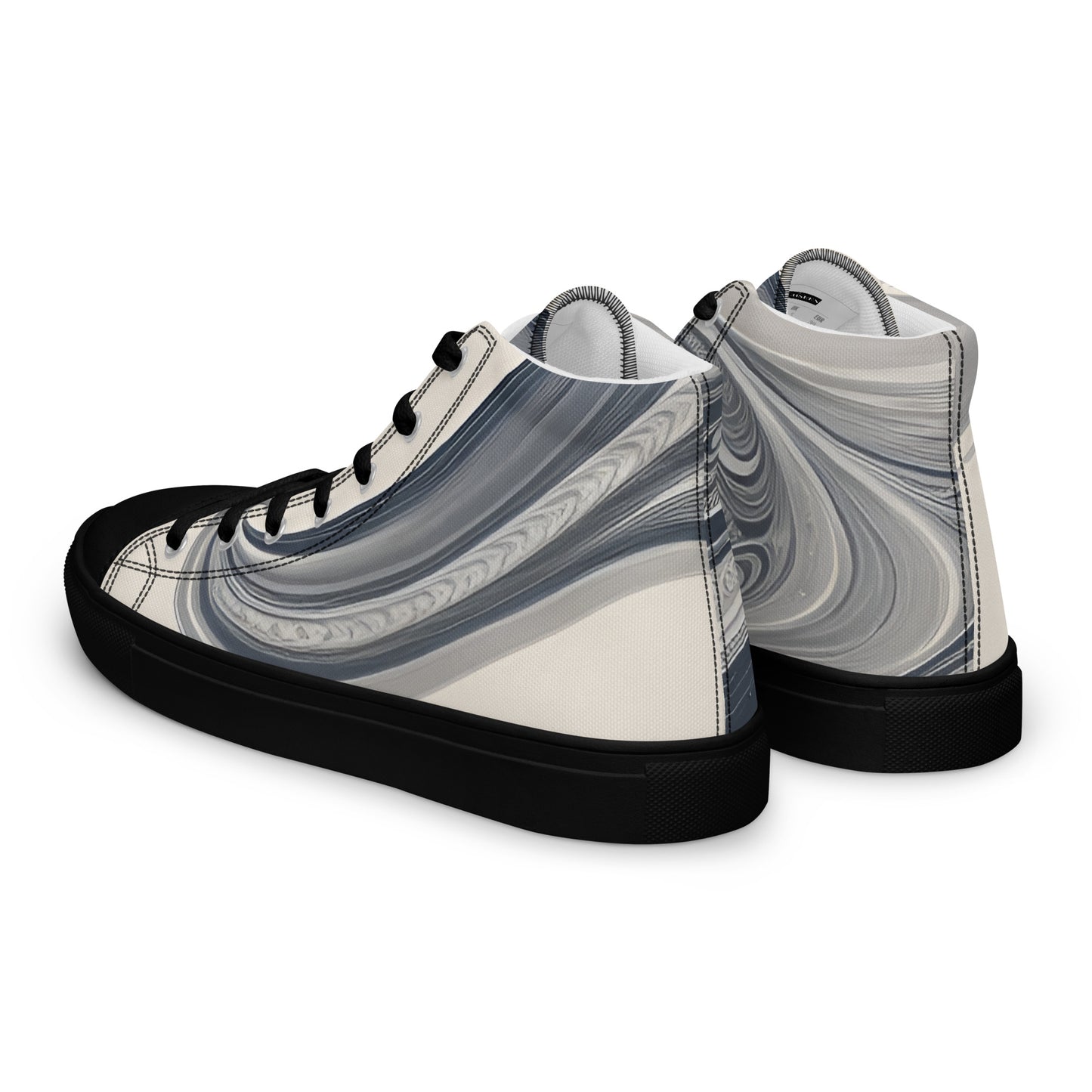 Men’s high top canvas shoes