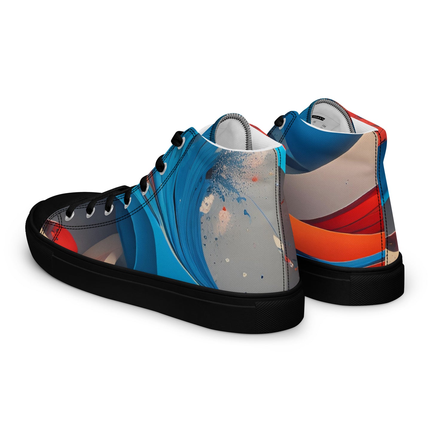 Men’s high top canvas shoes