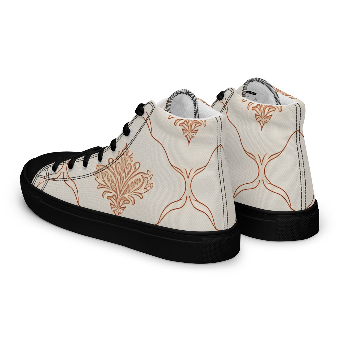 Men’s high top canvas shoes