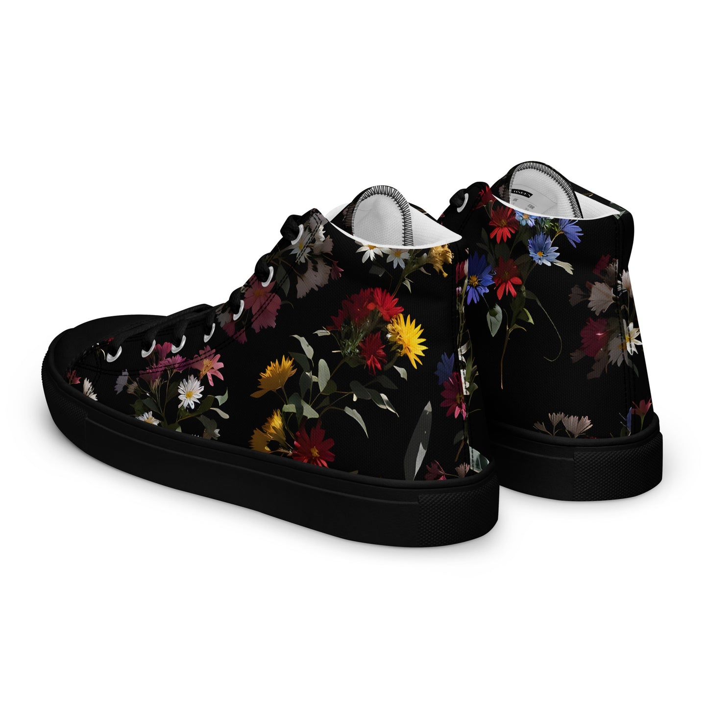 Men’s high top canvas shoes