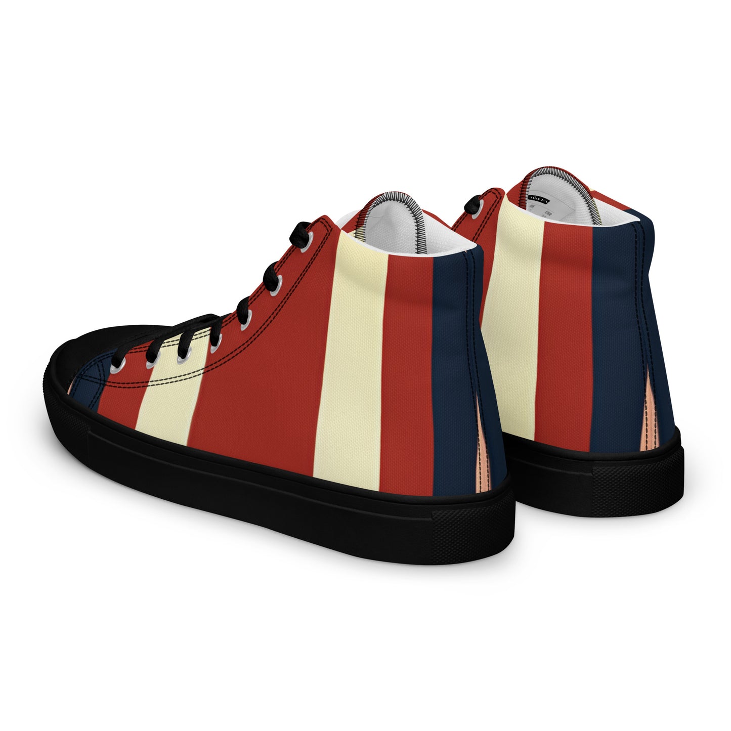 Men’s high top canvas shoes