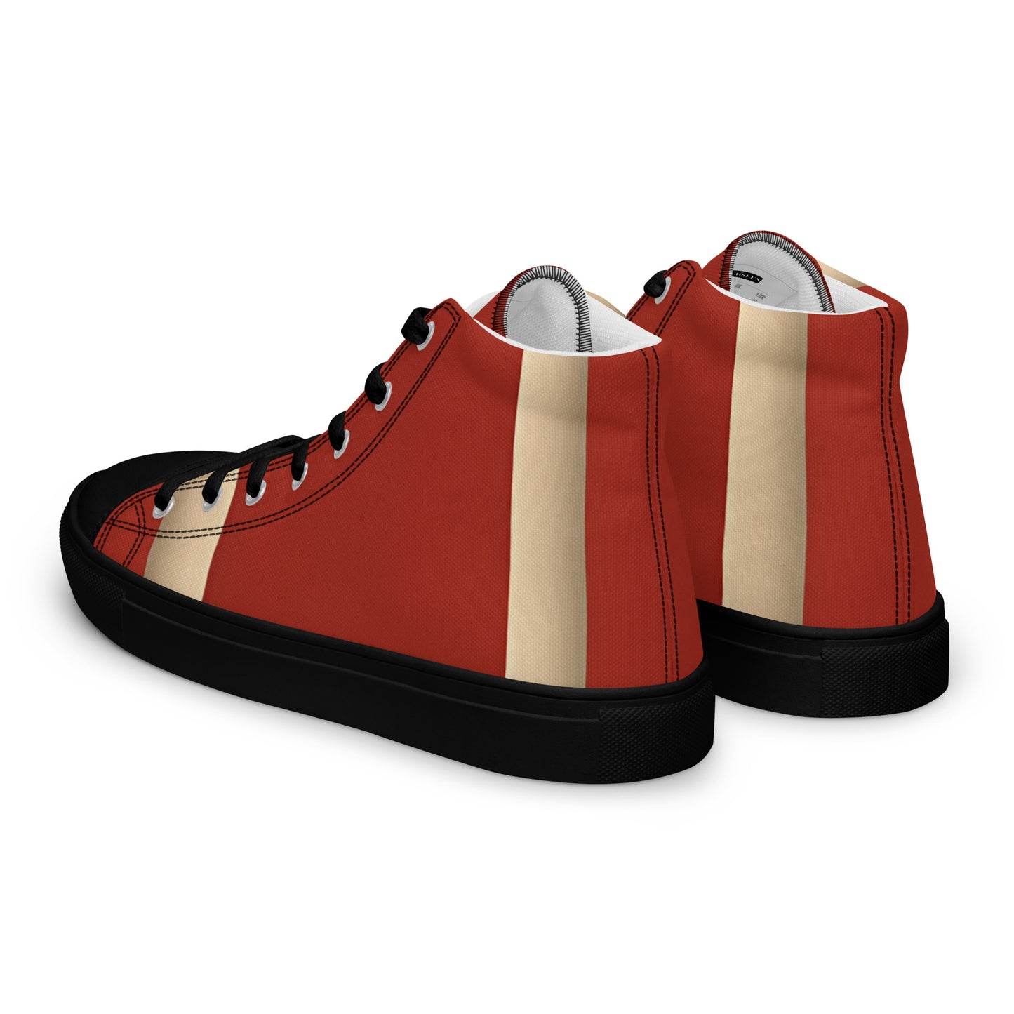 Men’s high top canvas shoes