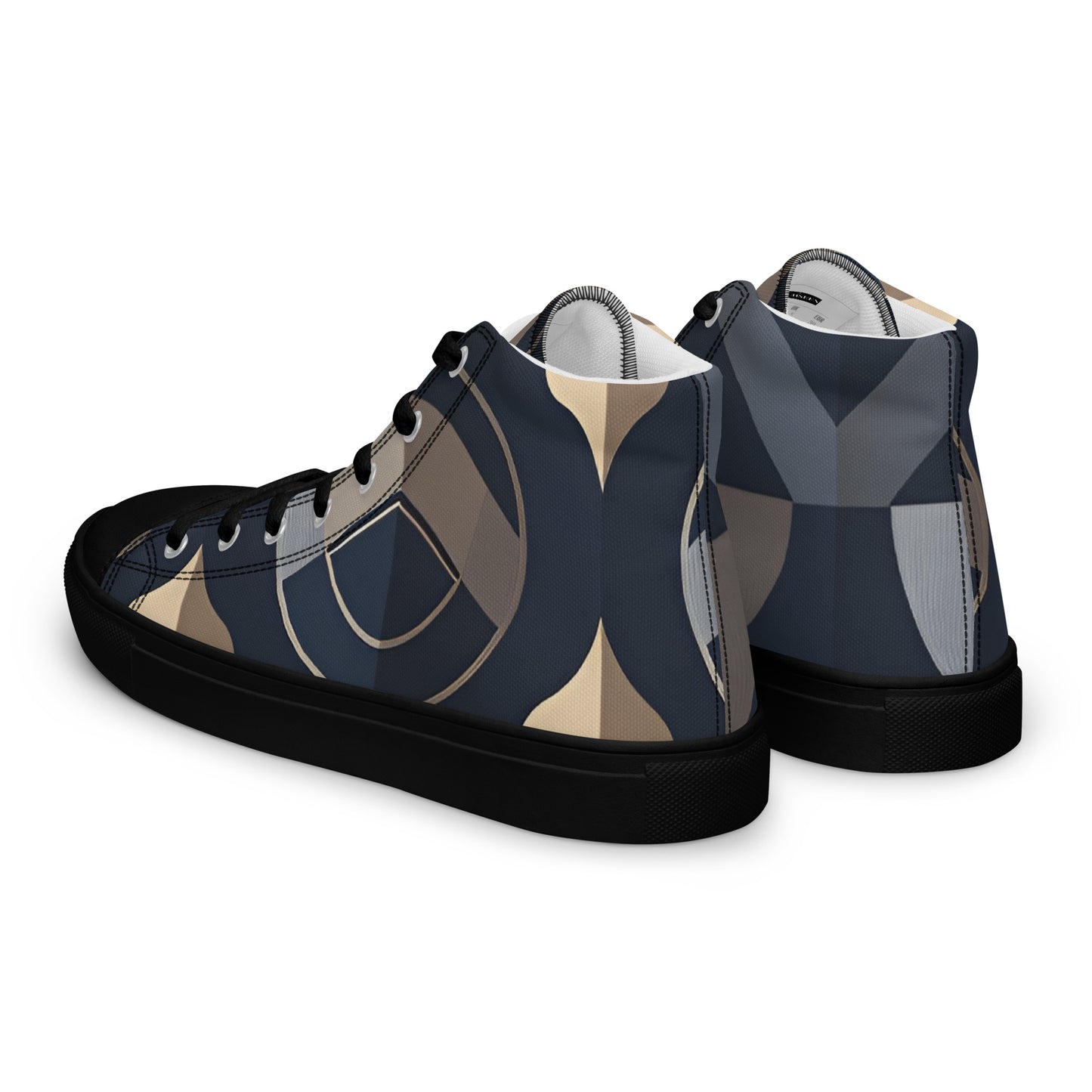 Men’s high top canvas shoes