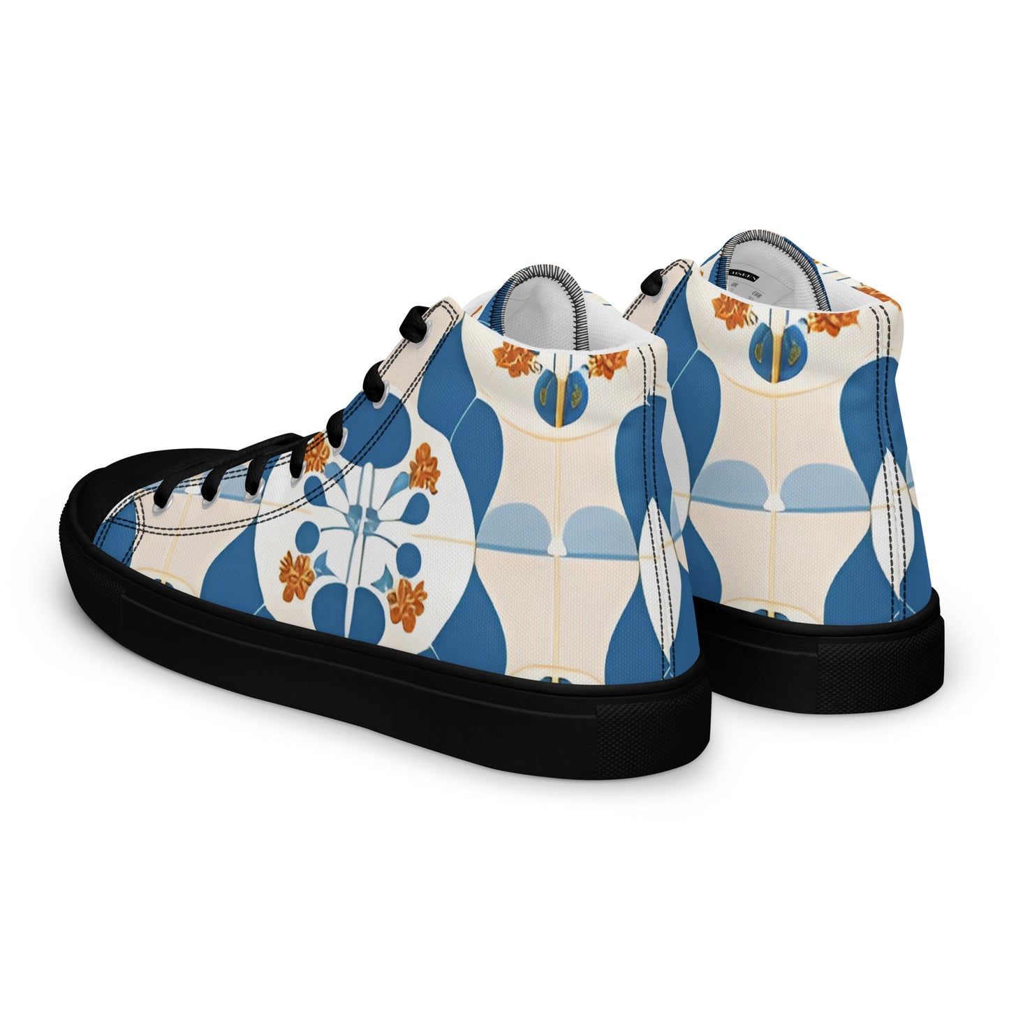 Men’s high top canvas shoes