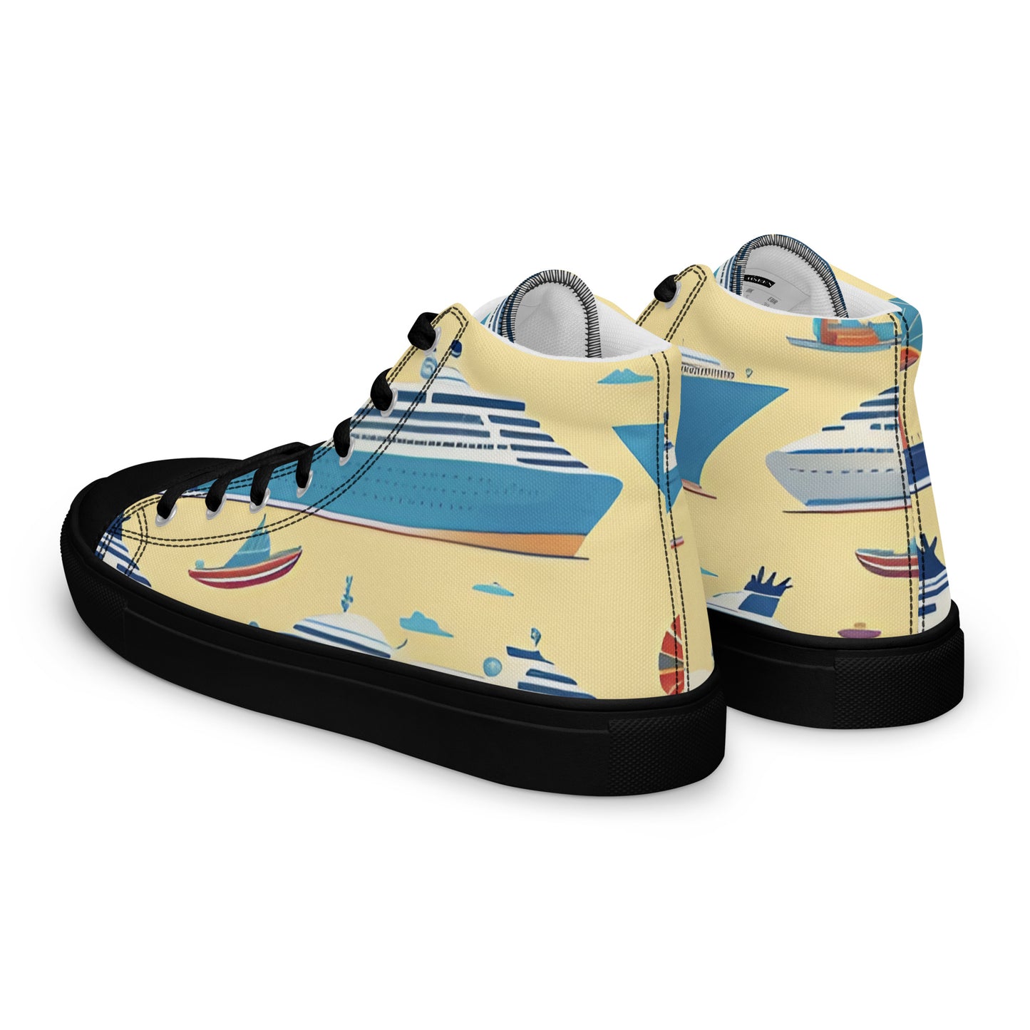 Men’s high top canvas shoes