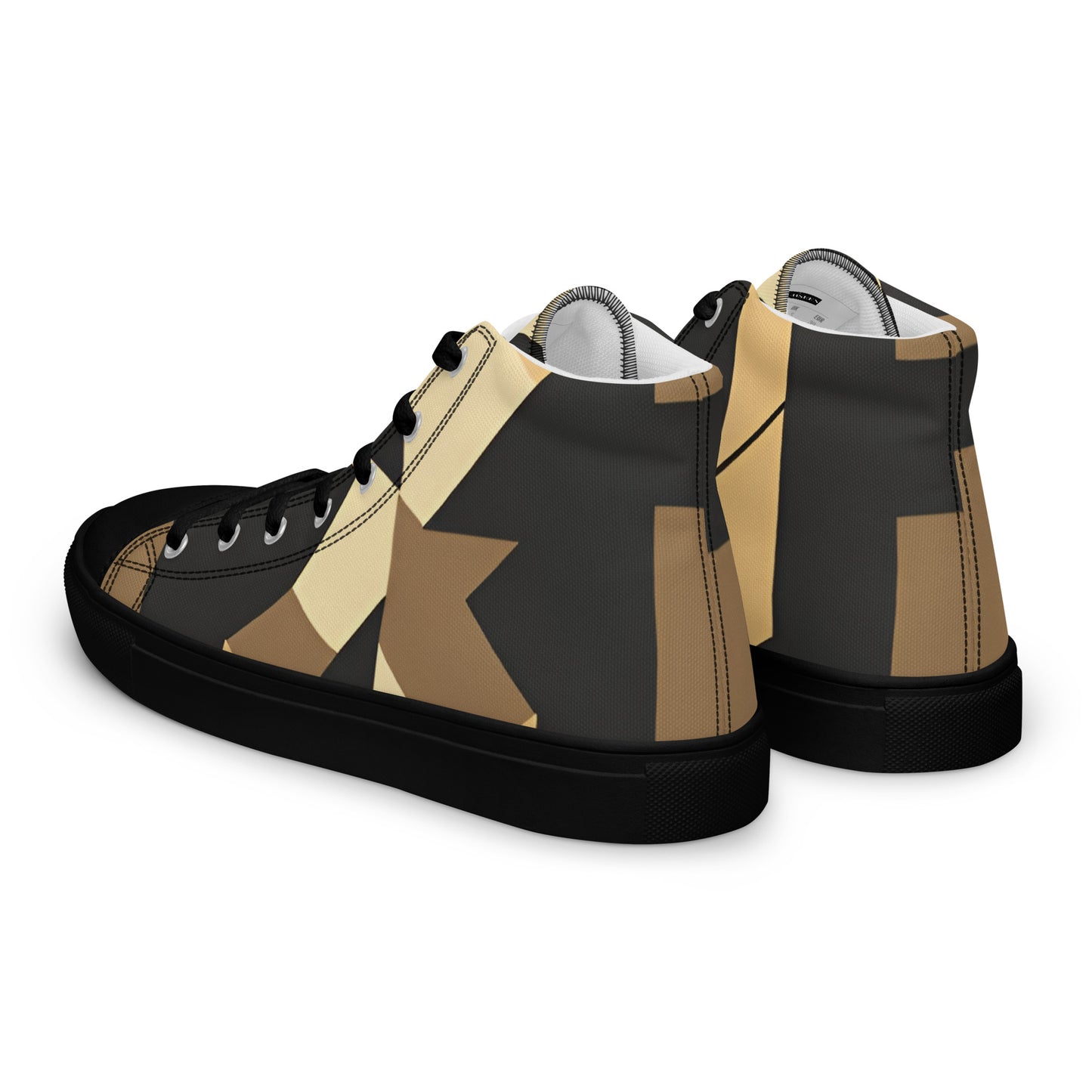 Men’s high top canvas shoes