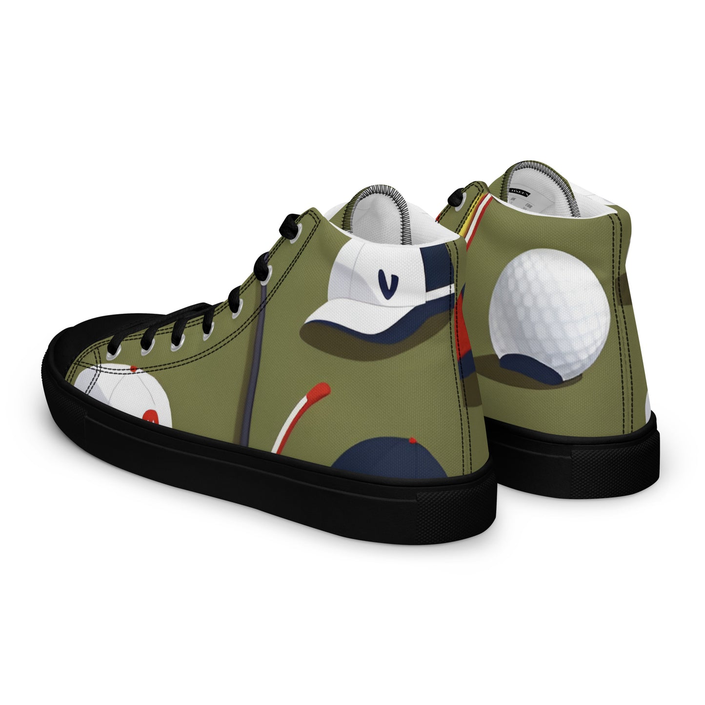 Men’s high top canvas shoes