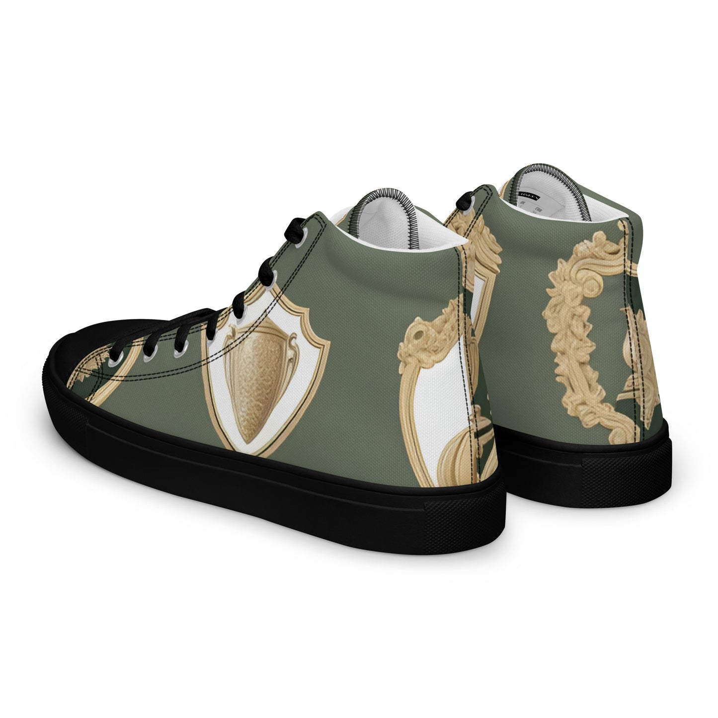 Men’s high top canvas shoes