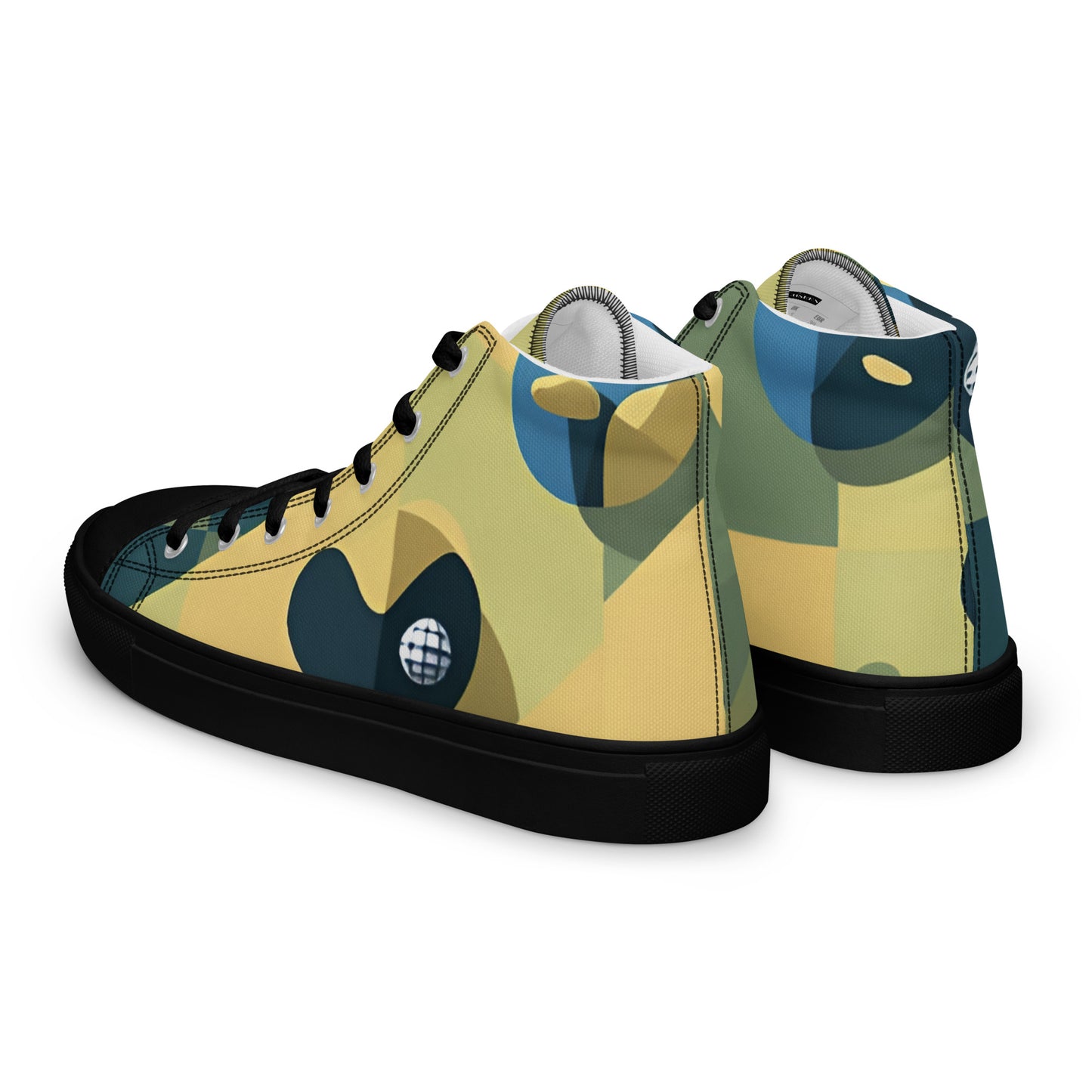 Men’s high top canvas shoes