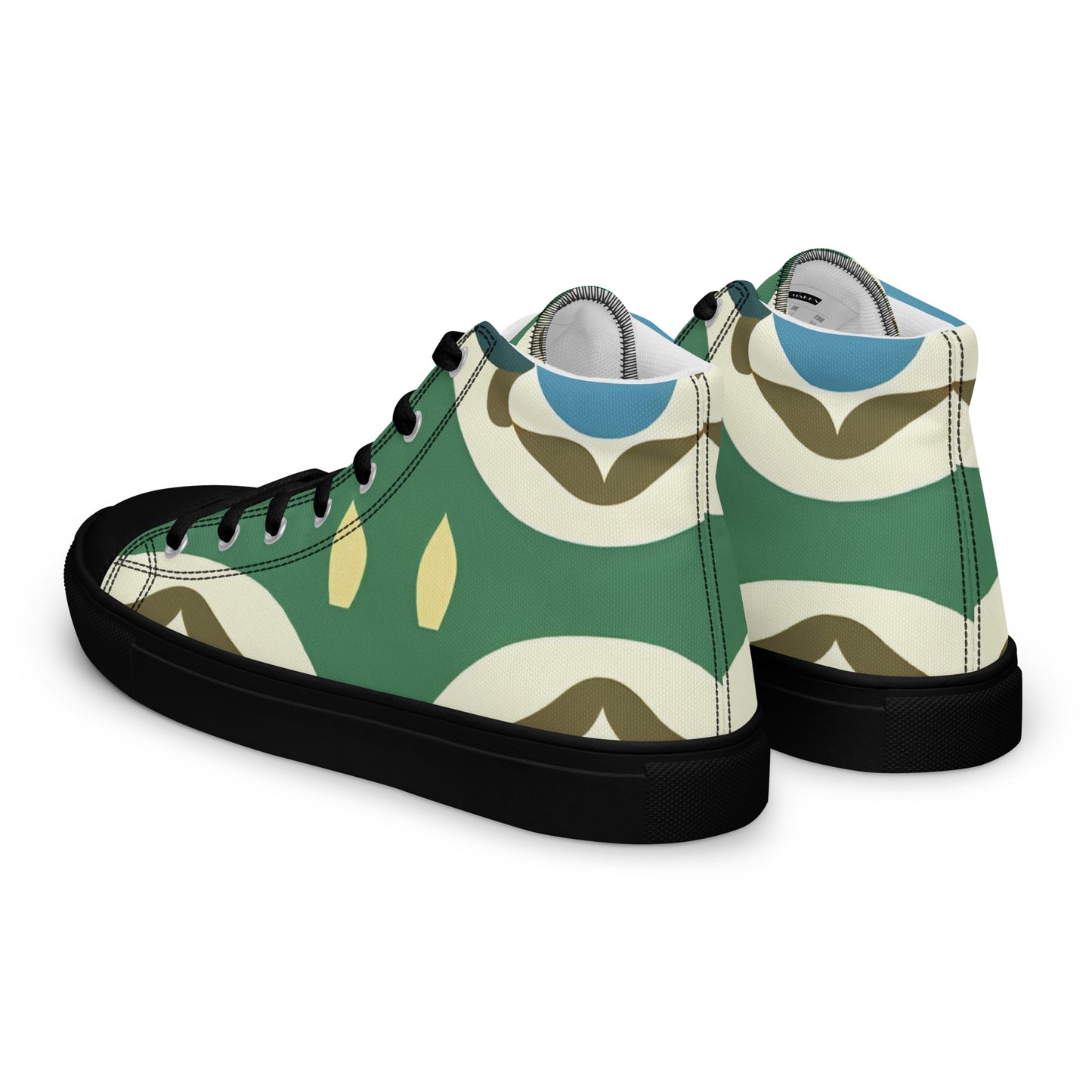 Men’s high top canvas shoes