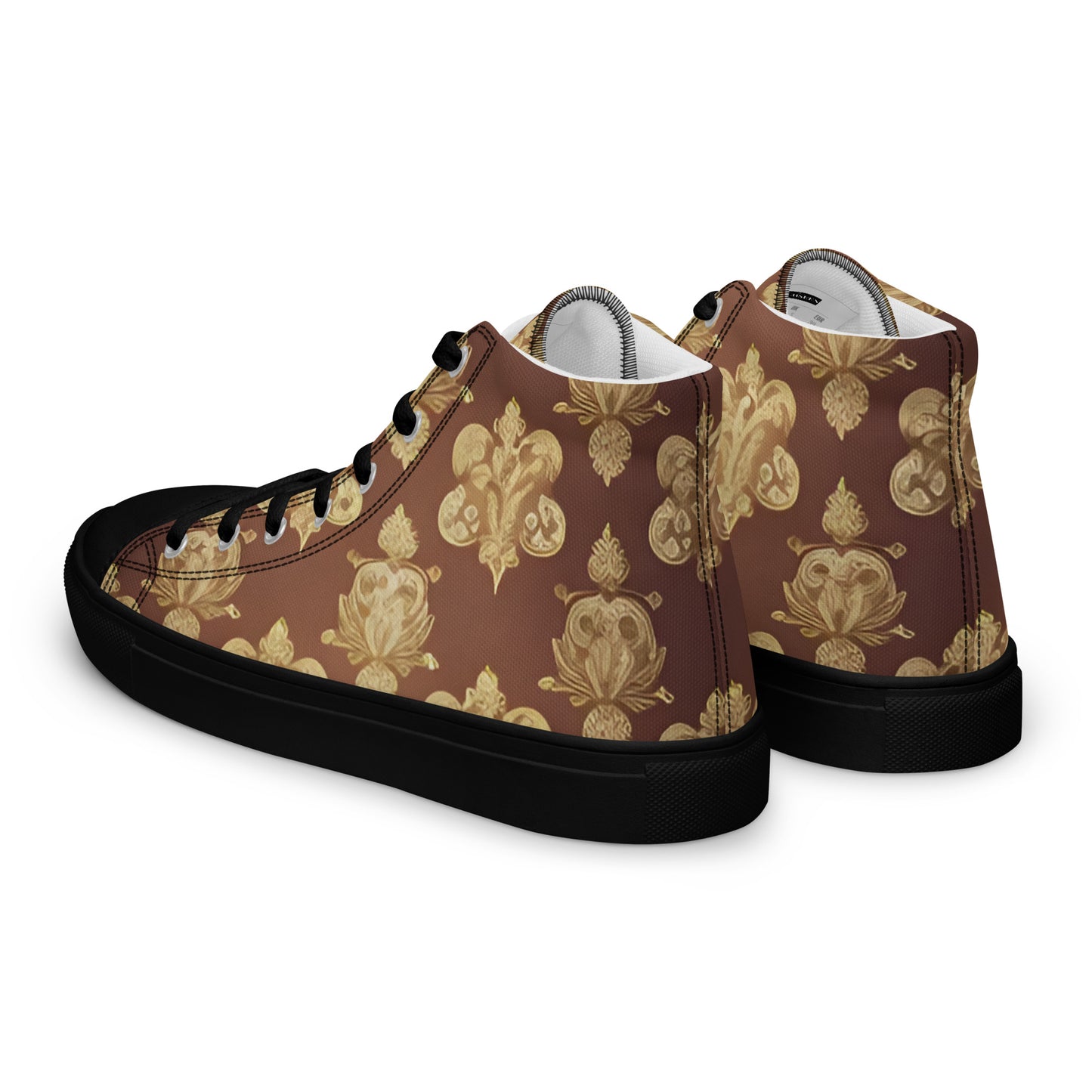 Men’s high top canvas shoes