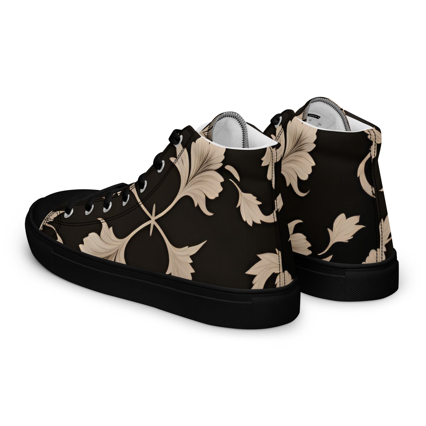 Men’s high top canvas shoes