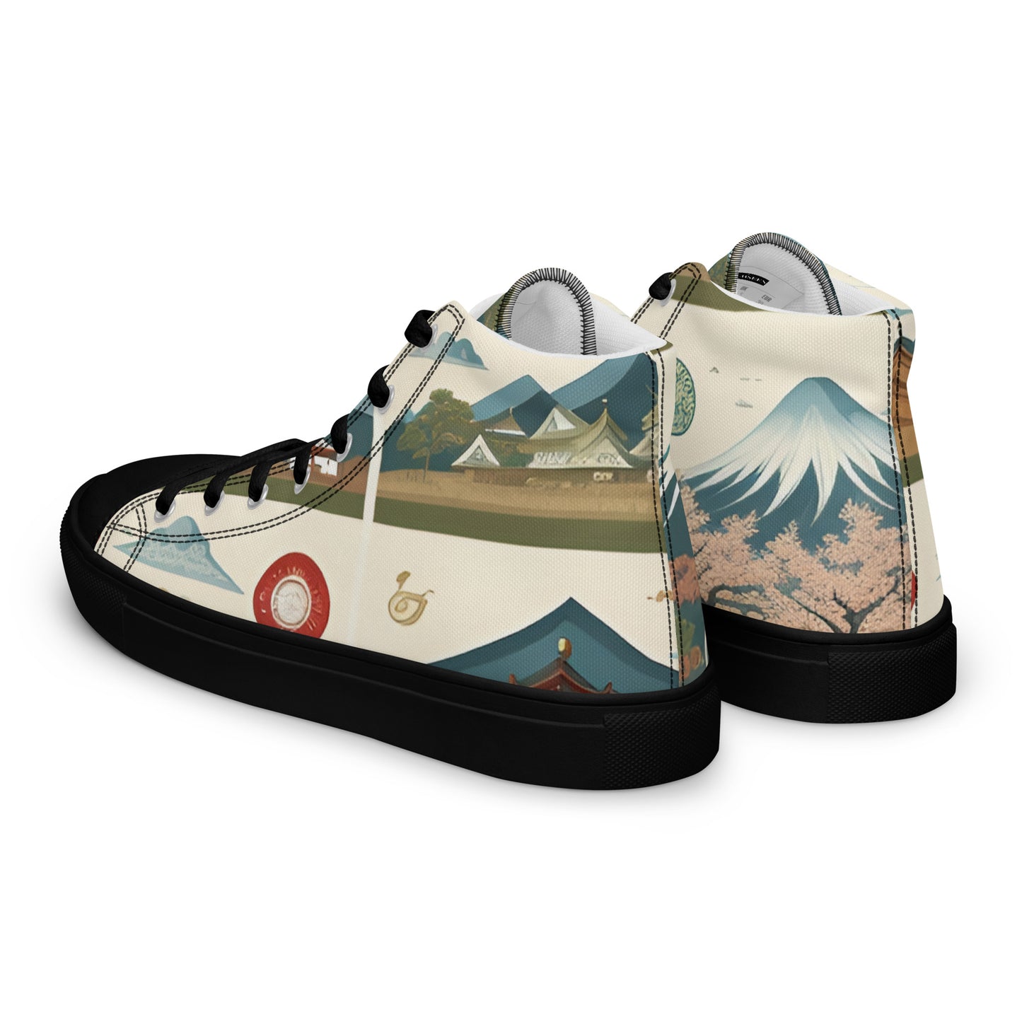 Men’s high top canvas shoes