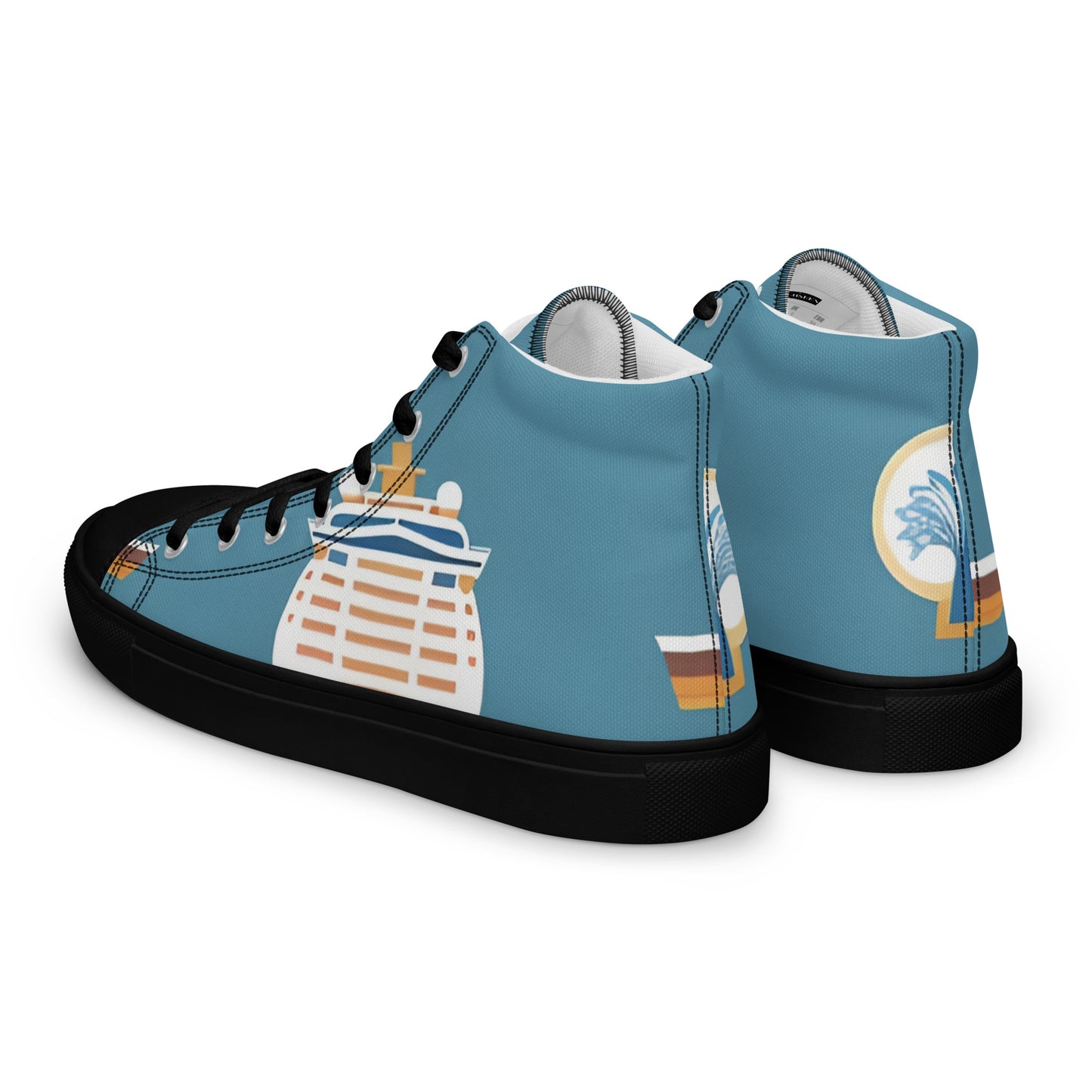 Men’s high top canvas shoes