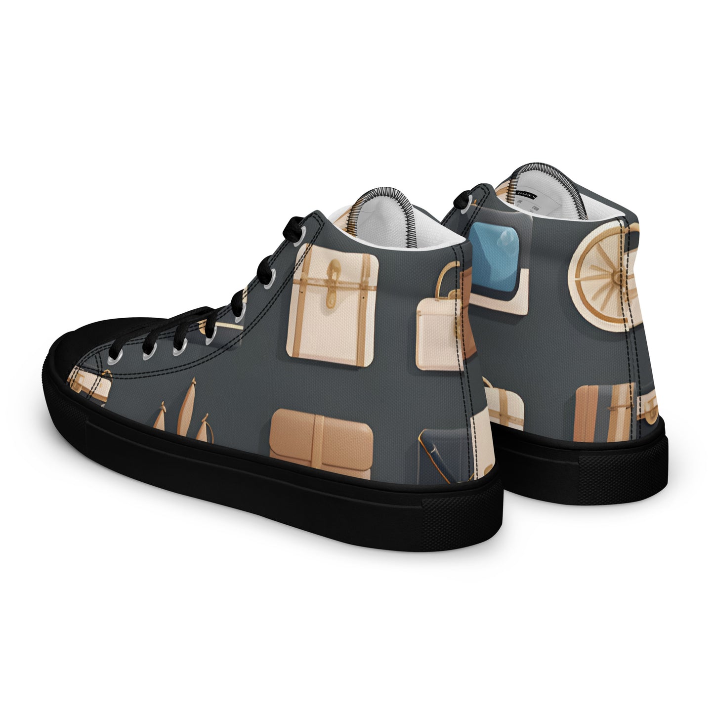 Men’s high top canvas shoes