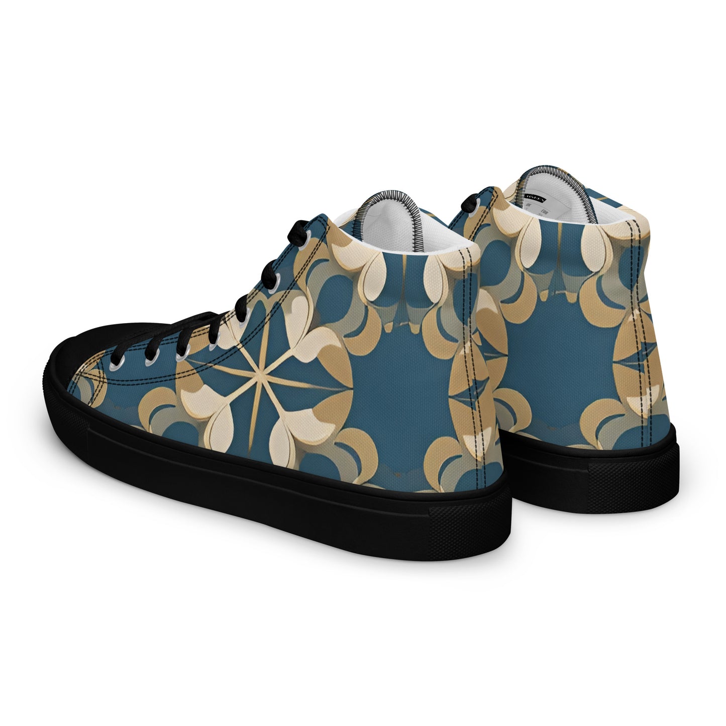 Men’s high top canvas shoes