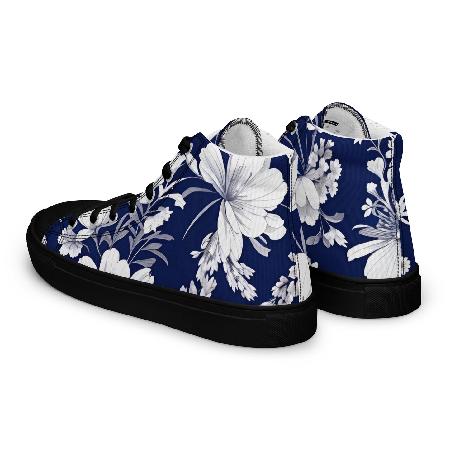 Men’s high top canvas shoes