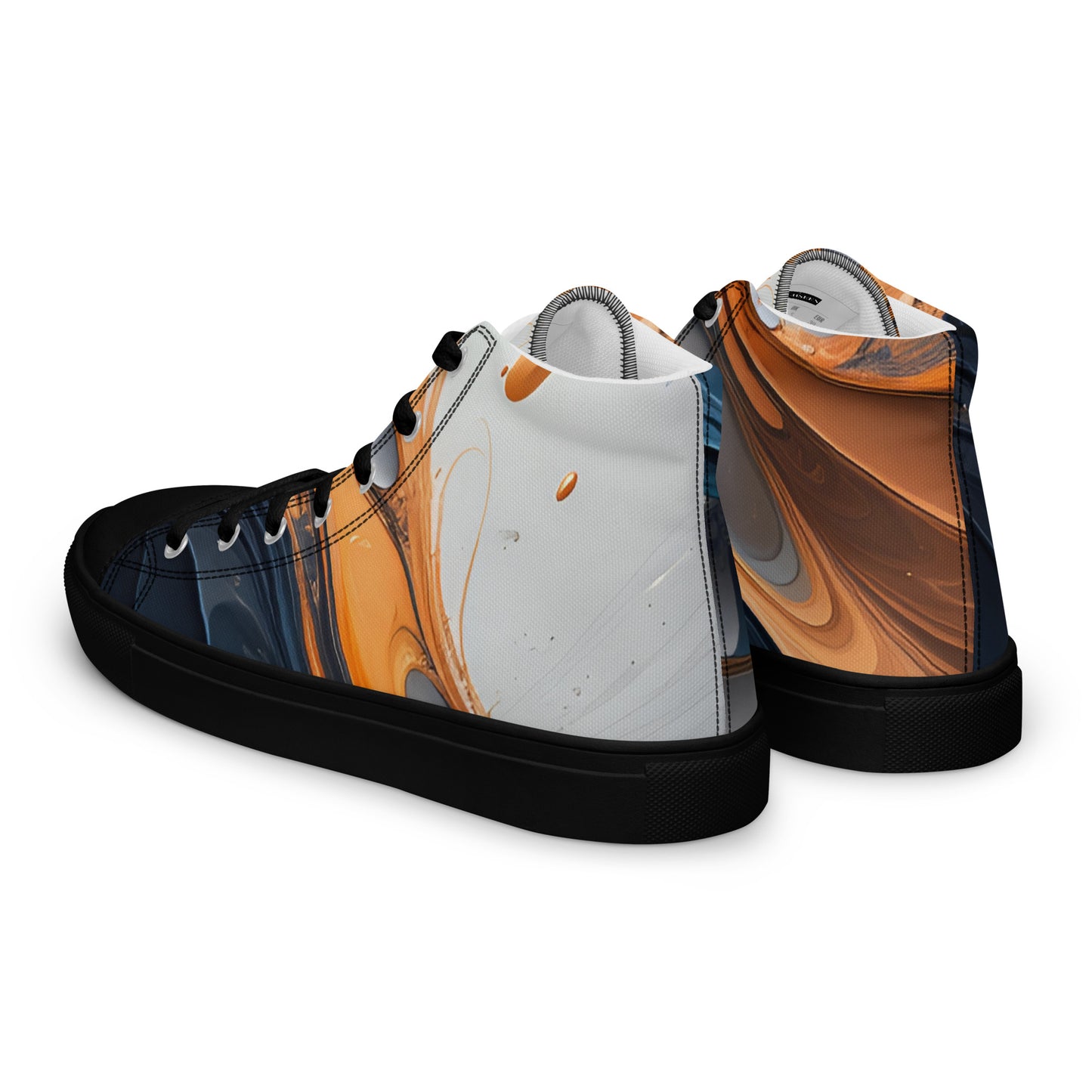 Men’s high top canvas shoes