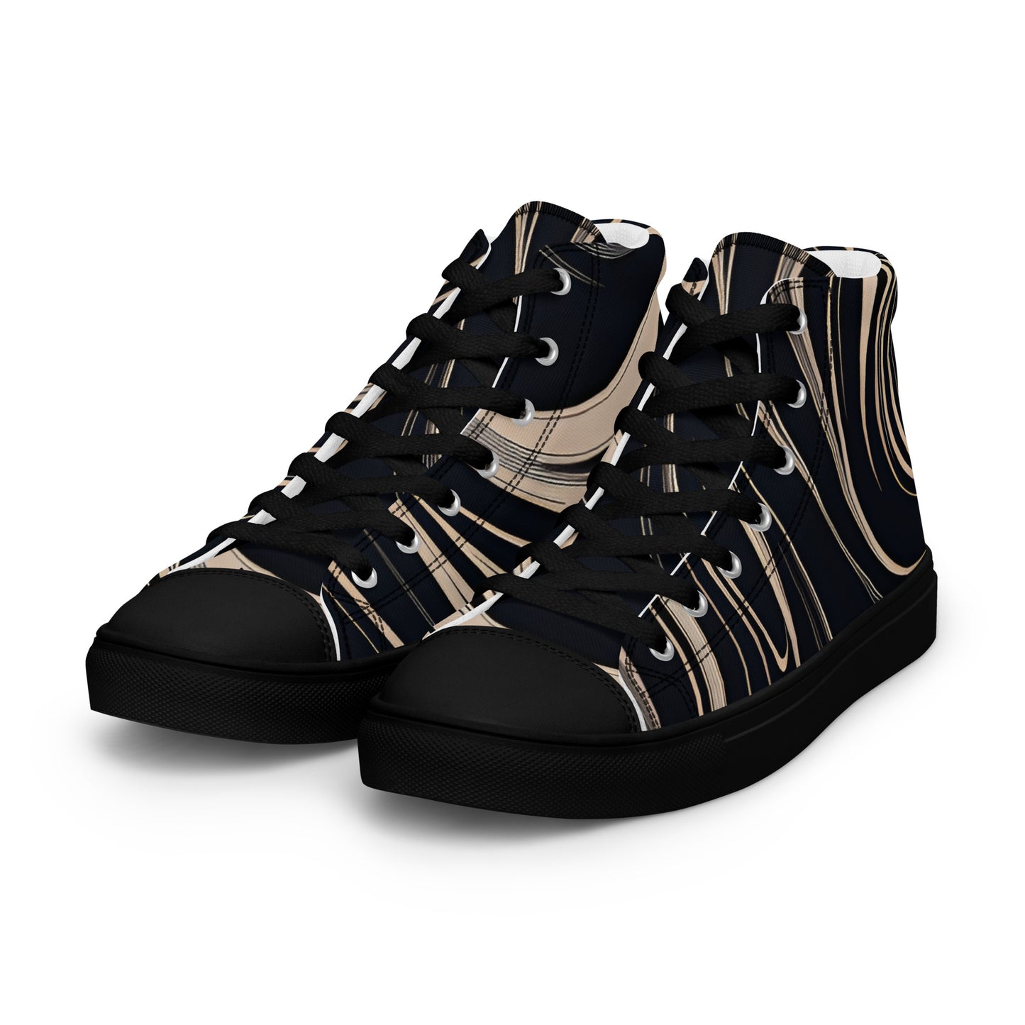 Men’s high top canvas shoes