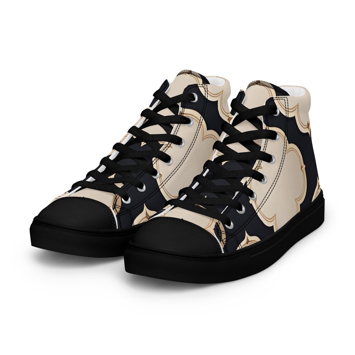 Men’s high top canvas shoes