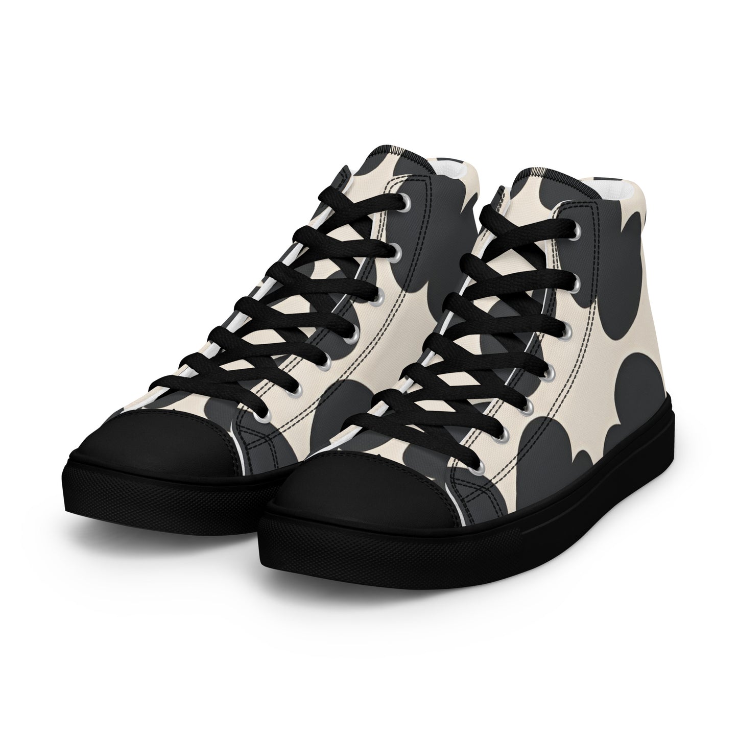 Men’s high top canvas shoes