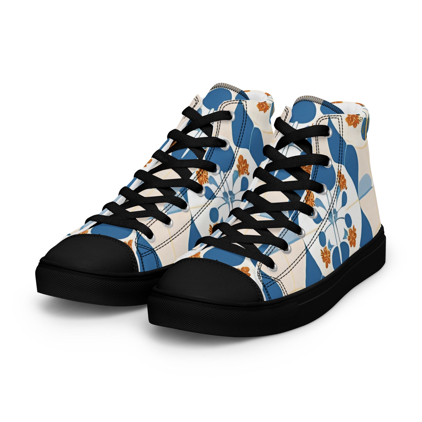 Men’s high top canvas shoes