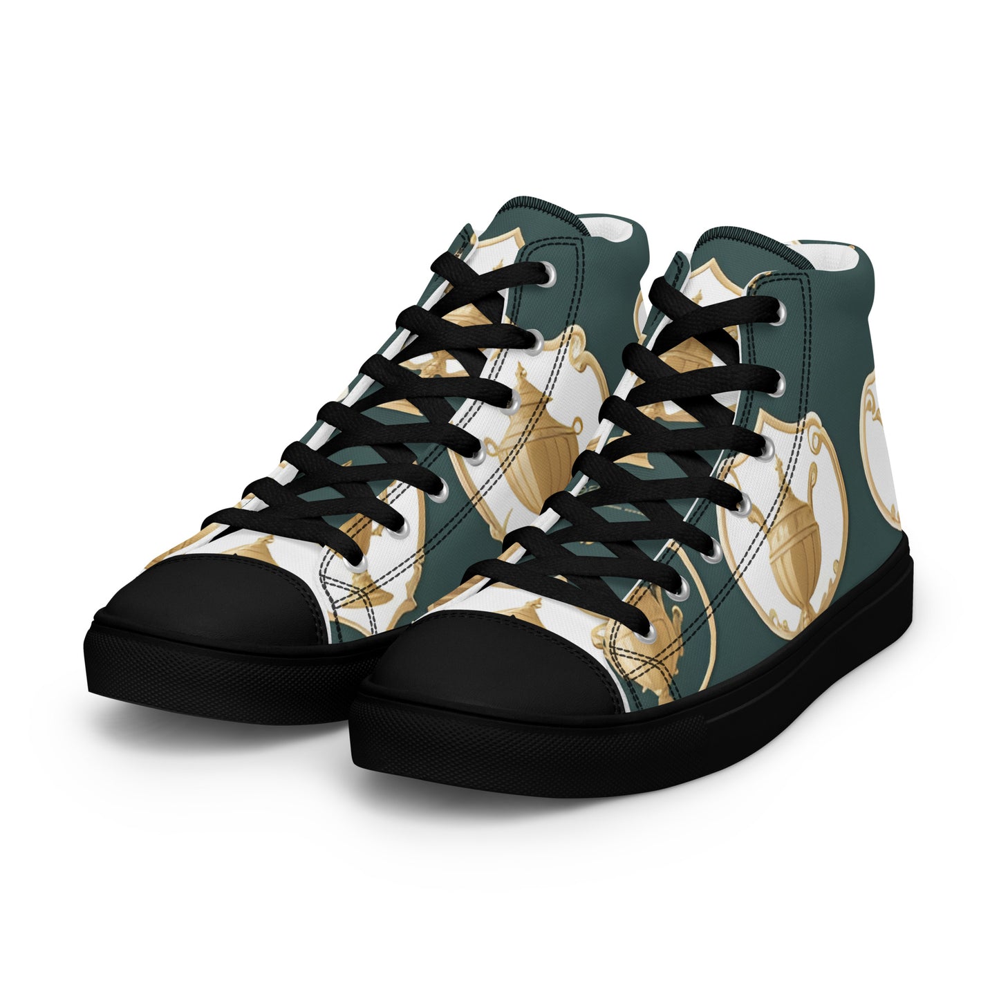 Men’s high top canvas shoes