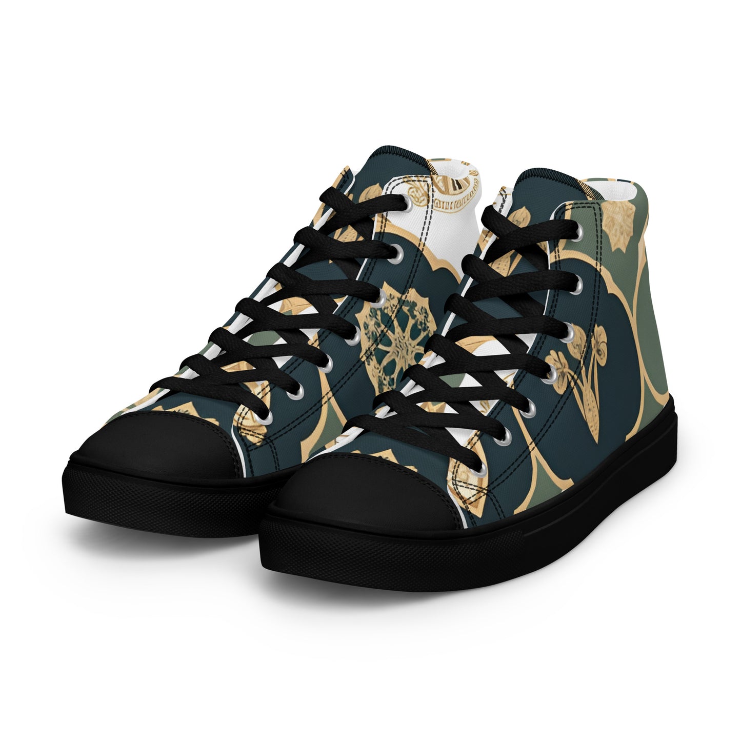 Men’s high top canvas shoes